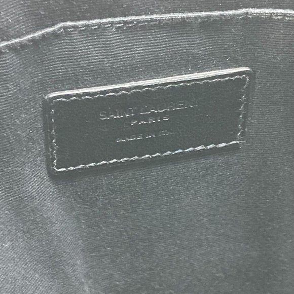 SAINT LAURENT PARIS 397294 Pouch Classic Saint Laurent Mini Zip Clutch - Picture 10 of 10